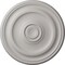 Ekena Millwork Devon Ceiling Medallion (Fits Canopies up to 3 5/8"), 15 3/4"OD x 1 1/2"P, Ultra Pure White CM15DEUWF - alternate 1